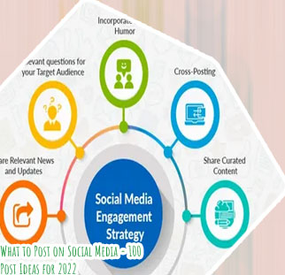 Social media engagement posts